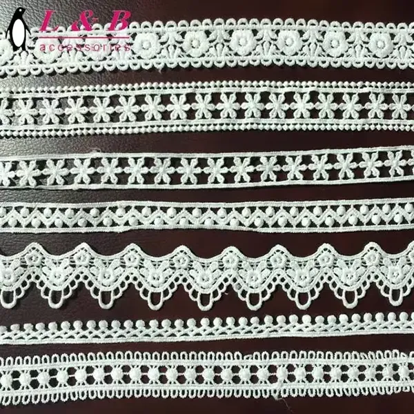 Multicolor Embroidered Lace With 3d Mesh Flowers Ribbon Beaded Tube Barcode Embroidery Lace