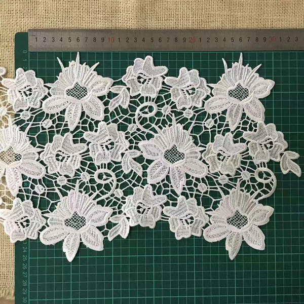 Wholesale Manufacturer Best Price Flower Lace Trim 100% Polyester Chemical Lace